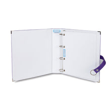 Binder- Storage Solution for Craft Supplies and Jewelry.  Purple