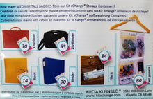 MED TALL BAGGIES-ROSE GOLD (4.3" x 3.4" capacity) ZipTop Storage Baggies for Craft Supplies