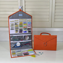 Storage Envelope for Craft Supplies and Jewelry.  Pumpkin Orange