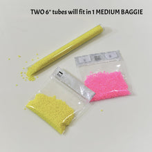 MEDIUM BAGGIES-SILVER  (2.7" x 3.0" capacity) ZipTop Storage Baggies for Craft Supplies