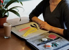 Bead Board Grande--Your Project Collection and Work Surface in One Zippered Folder. Waterflowers