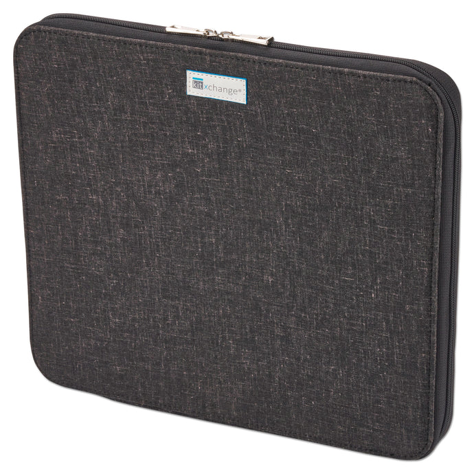 Bead Board Grande- Your Project Collection and Work Surface in One Zippered Folder. Beadnik Black