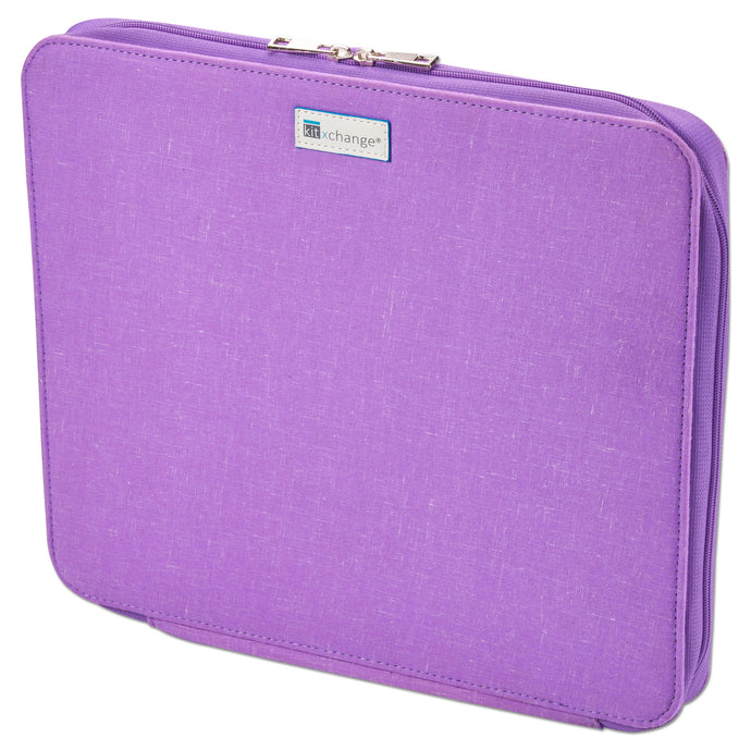 Bead Board Grande- Your Project Collection and Work Surface in One Zippered Folder. Lavender Lounge