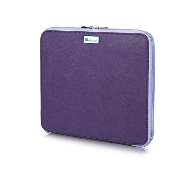 Bead Board Grande- Your Project Collection and Work Surface in One Zippered Folder. Purple.