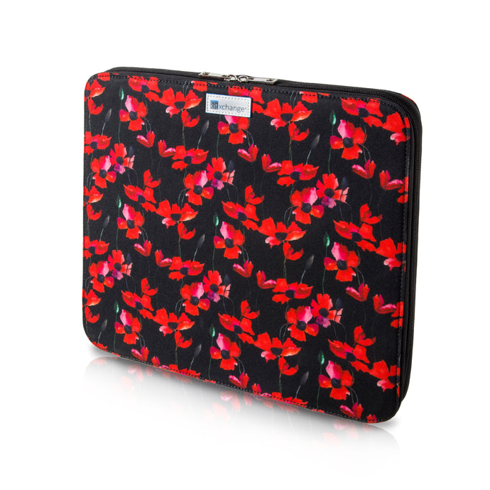 Bead Board Grande- Your Project Collection and Work Surface in One Zippered Folder. Poppies